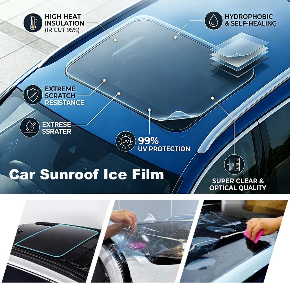 Automatic Car Sunshade - 7.5mil TPH Car Sunroof Ice Armor