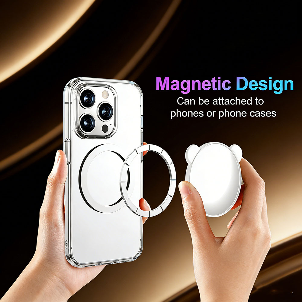 Car Dash Cam - Cute Panda Magnetic Selfie Mirror, Universal