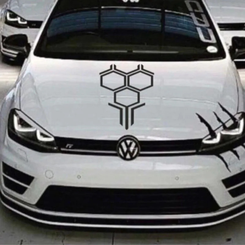 Honeycomb Upper Cowl Car Vinyl - Car Accessories Racing recension och pris