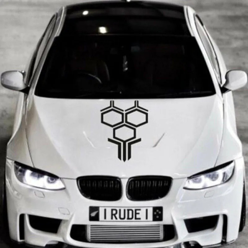 Honeycomb Upper Cowl Car Vinyl - Car Accessories Racing recension och pris