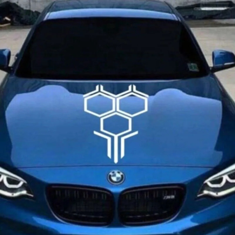 Honeycomb Upper Cowl Car Vinyl - Car Accessories Racing recension och pris
