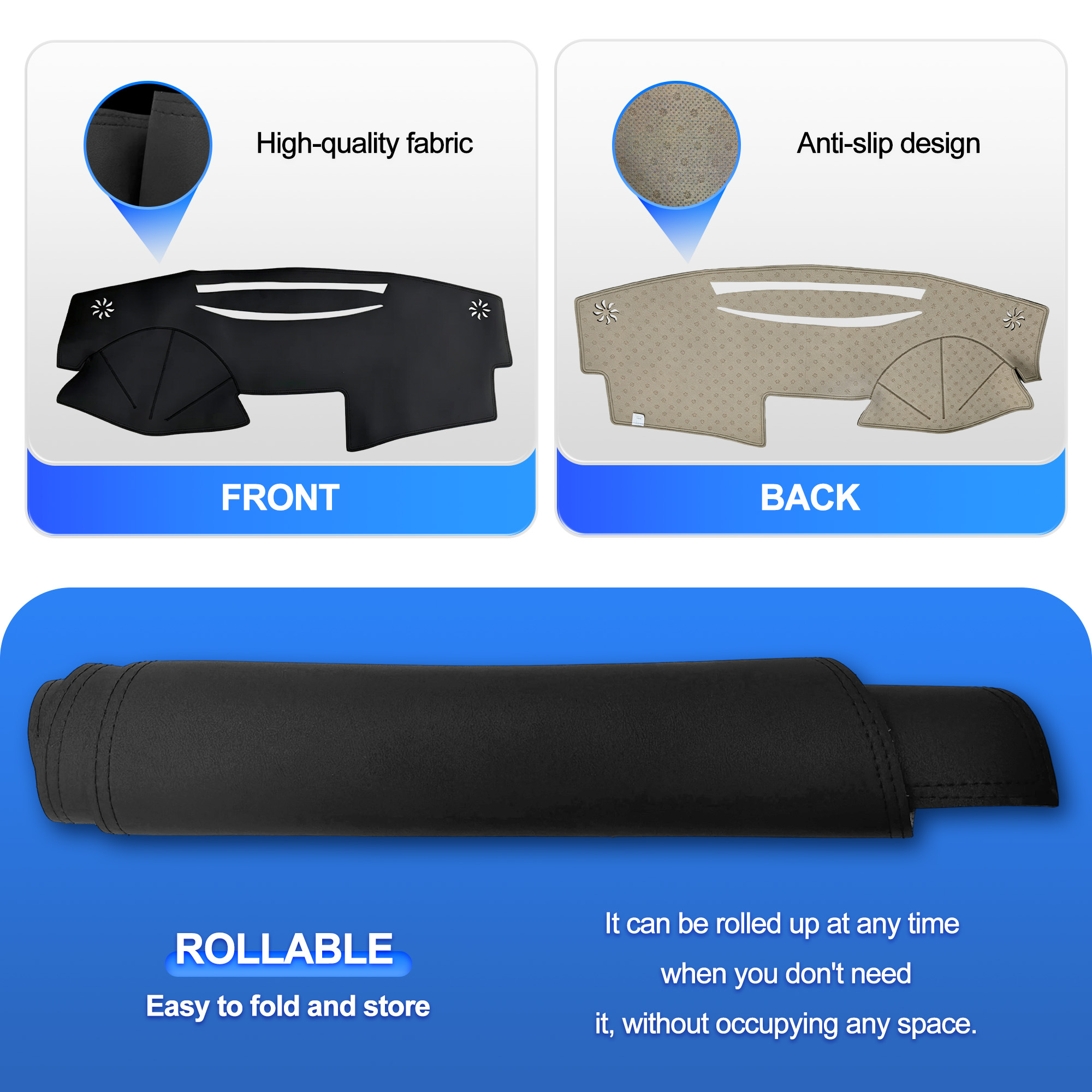 Car Dashboard Cover Mat-Anti G - Car Anti-Slip Dashboard Mat recension och pris
