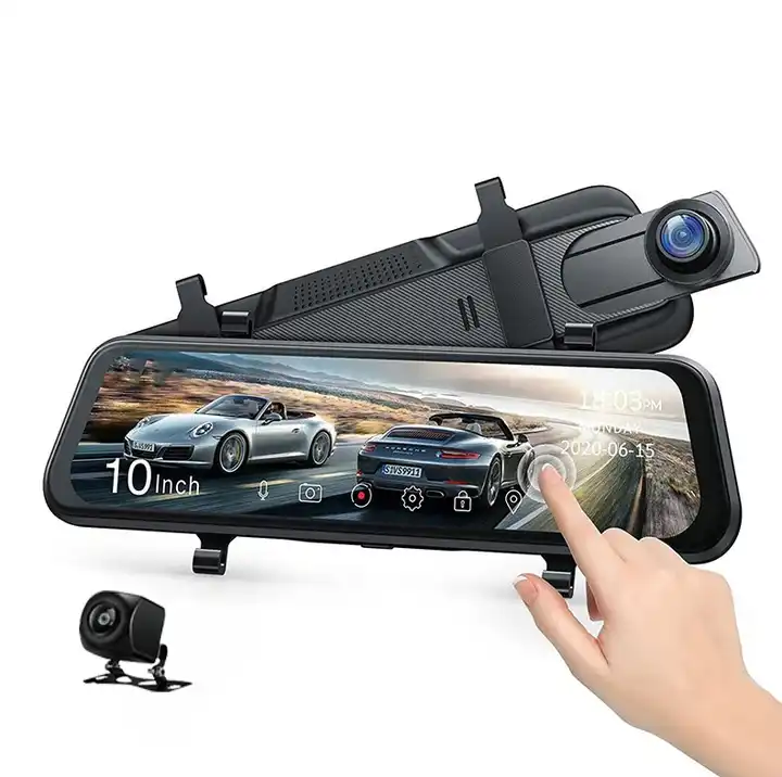 10'' Mirror Dash Cam Night Vis - Car Dash Cam recension och pris