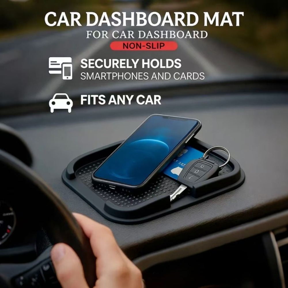Silicone Anti Slip Mat Car Das - Car Anti-Slip Dashboard Mat recension och pris