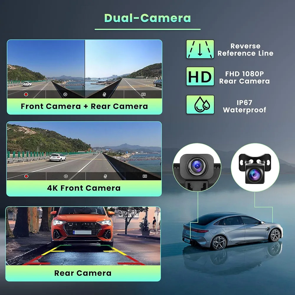 Carplay DashCam Dash Cam Front - Car Dash Cam recension och pris