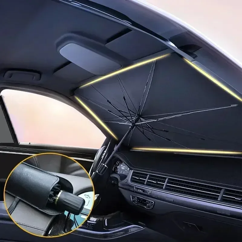 Universal Foldable Car Windshi - Automatic Car Sunshade recension och pris