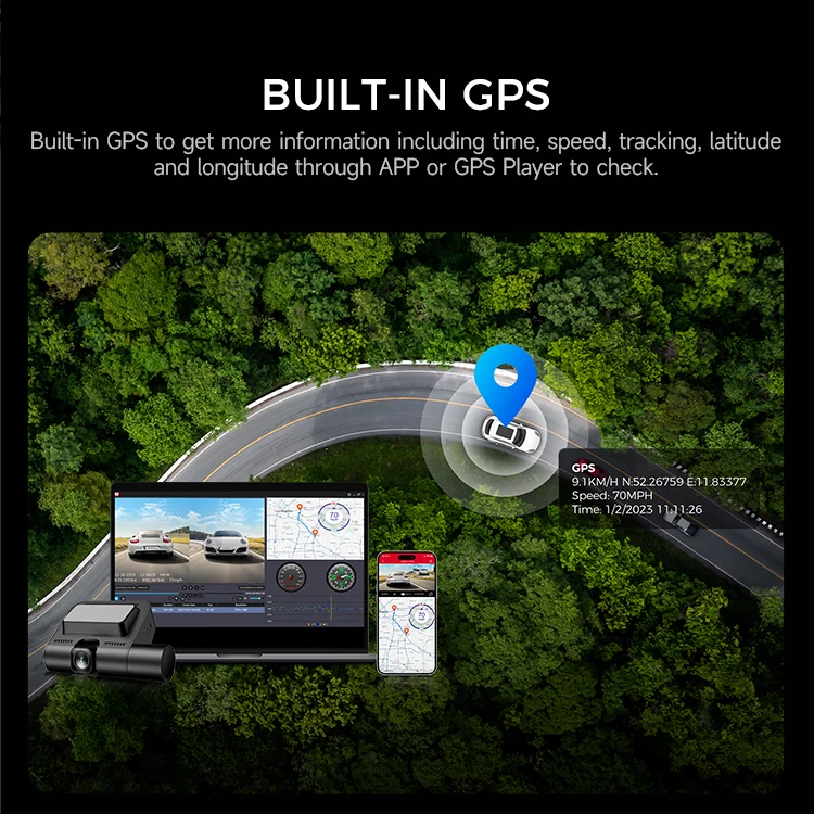 LINGDU V630 4K 2.4'' Screen Wi - Car Dash Cam recension och pris
