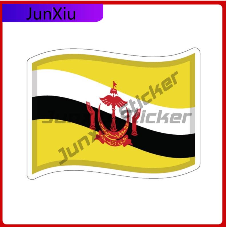 Brunei Drift Flag Sticker Brun - Car Accessories Brunei recension och pris