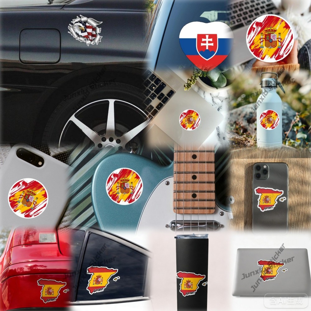 Brunei Drift Flag Sticker Brun - Car Accessories Brunei recension och pris
