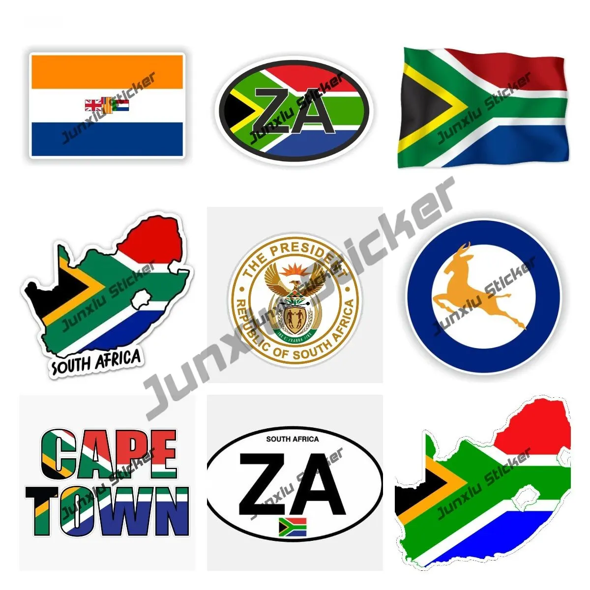 South Africa Map with Flag Vin - Car Accessories Cape Town recension och pris