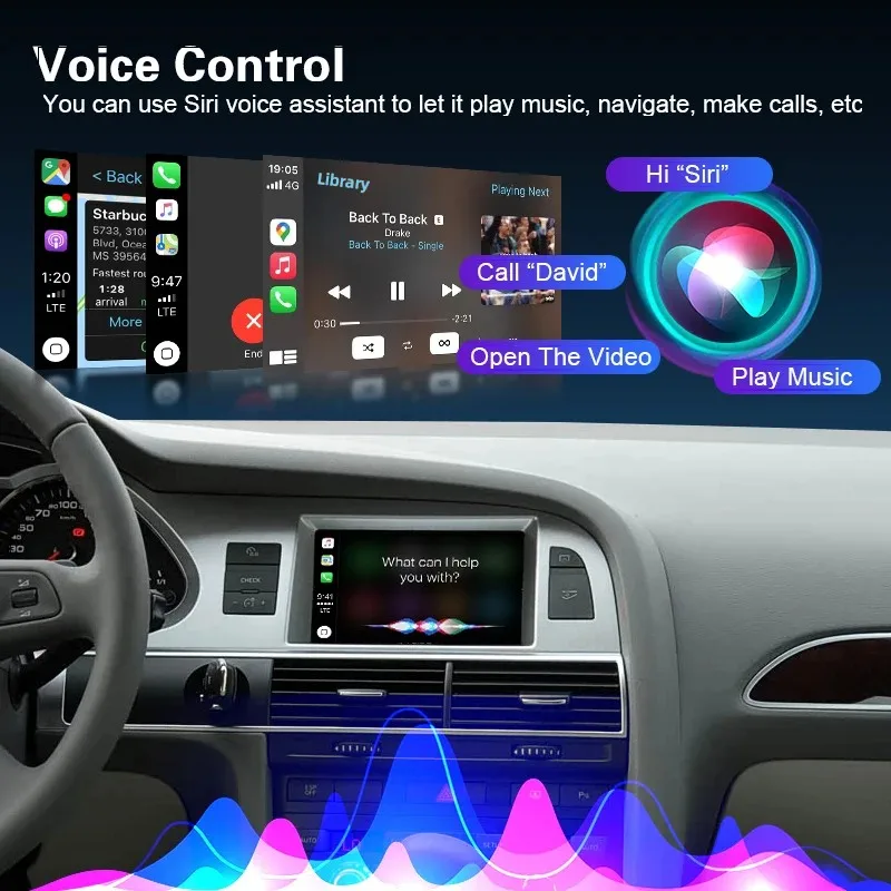 Wireless CarPlay Android Auto  - Car Dash Cam recension och pris