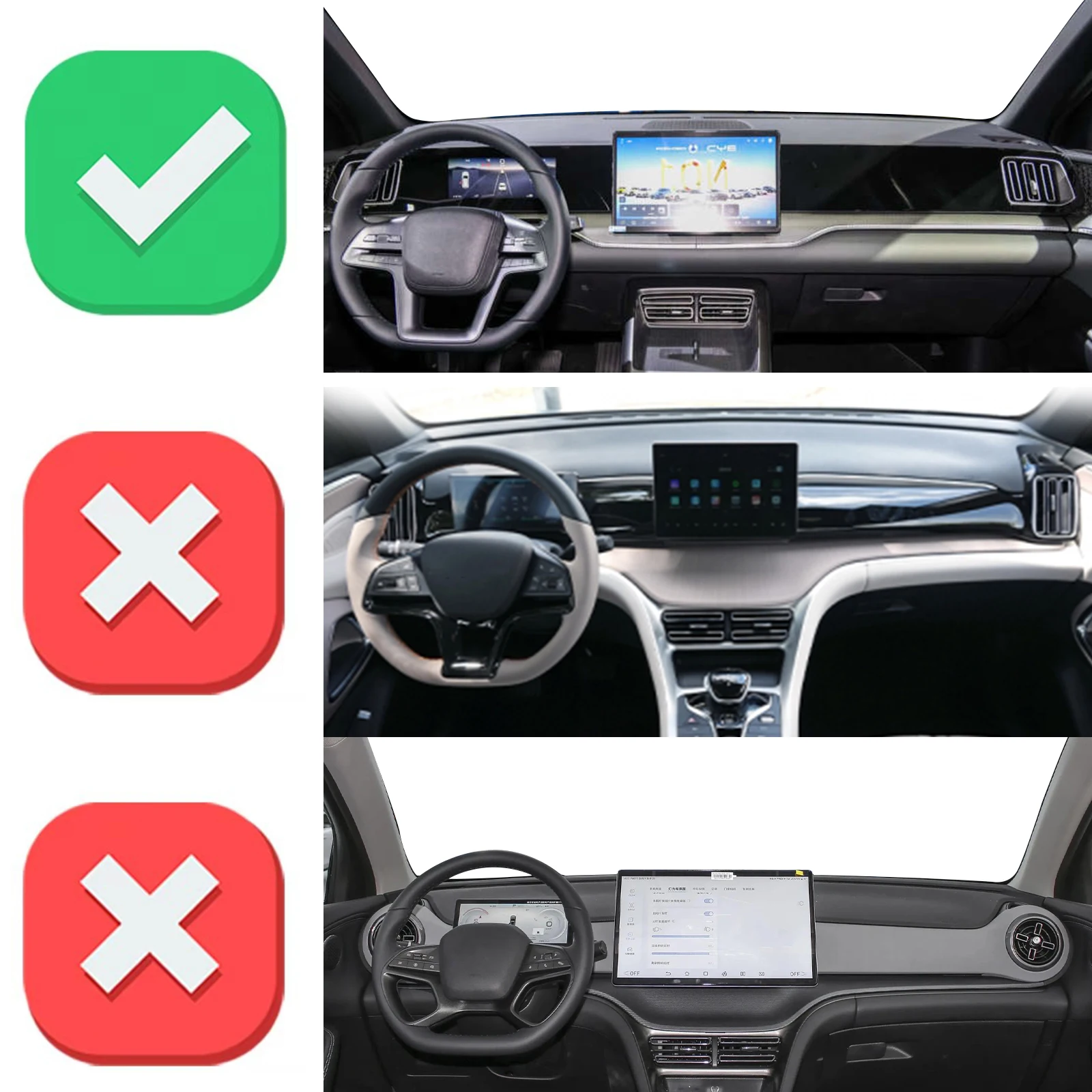 for BYD Song PRO 2025 for New  - Car Anti-Slip Dashboard Mat recension och pris