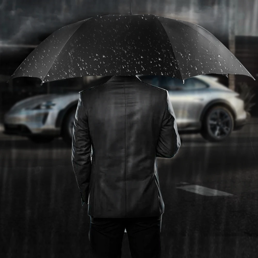 Folding Automatic Umbrella Bla - Automatic Car Sunshade recension och pris