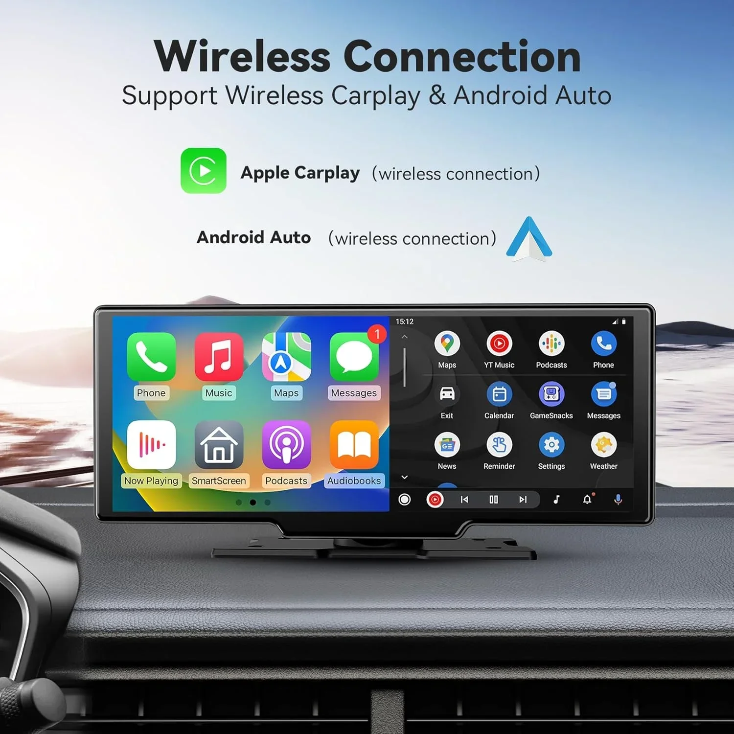 Portable 10.26'' Dash Cam Wire - Car Dash Cam recension och pris
